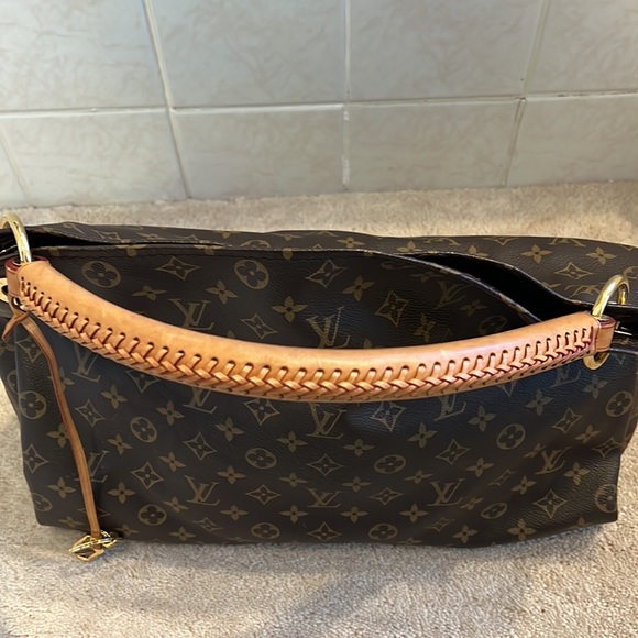 💯 Authentic LOUIS VUITTON Artsy MM monogram bag purse tote - Picture 2 of 16